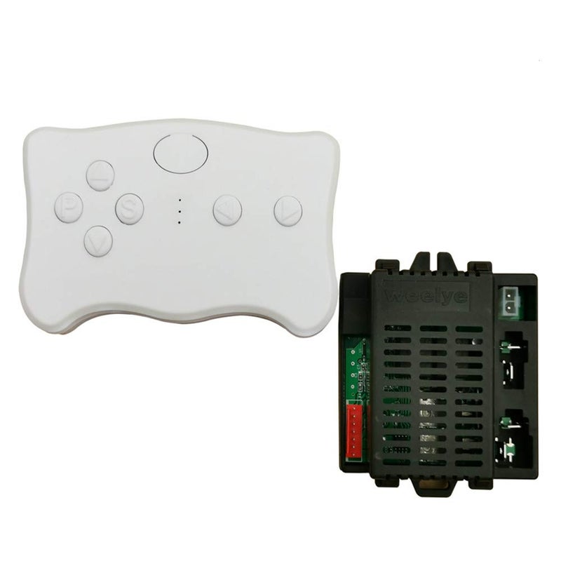 weelye RX23 (RX18) 12V 2.4G Bluetooth Remote Control and Receiver for Kids Ride On Toys, 12V Control Box Motherboard Accessories for Kids Powered Wheel Circuit Board Replacement Parts - Image 1